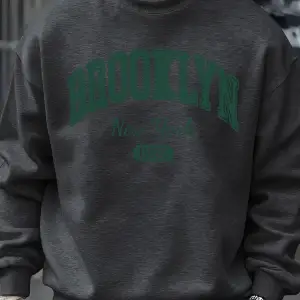 Brooklyn New York 1898 Baskılar Kazak Sonbahar Erkek Giysileri Polar Moda Kazak Rahat Bisikle