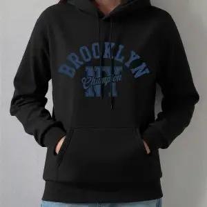 Brooklyn New York City Baskılar Kapüşonlular Bayan Kış Polar Sıcak Tişörtü Rahat Cep Kazaklar