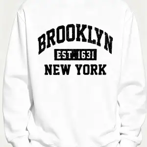 Brooklyn New York City Baskılar Kışlık Günlük Kapüşonlu Üst Erkek Polar Günlük Kazak Temeller