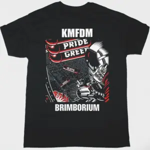BRUCE DICKINSON ACCIDENT AT BIRTH NEW BLACK T-SHIRT ÖN VE ARAKA BASKILI