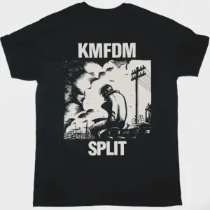 BRUJERIA ABACROMBIE INK NEW BLACK T-SHIRT ÖN VE ARAKA BASKILI