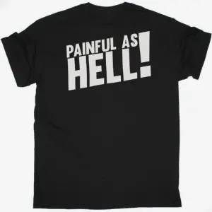 BRUJERIA ABACROMBIE INK NEW BLACK T-SHIRT ÖN VE ARAKA BASKILI