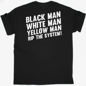 BRUJERIA BRUJA NEW BLACK T-SHIRT ÖN VE ARAKA BASKILI