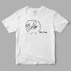 Bts İmza Baskılı Tişört