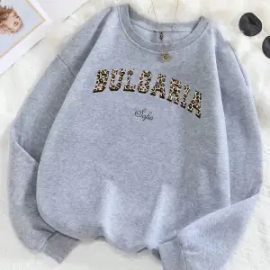 Buloaria Sofia Desen Yeni Moda Kazak Bayan Gevşek Polar Kazak O-Boyun Sonbahar Kış Tişörtü So