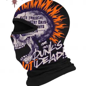 Burning Skull Rebel  Motosiklet Giyim Maske & Balaklava