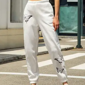 Butterfly Print Elastic Waist 4 Mevsim Eşofman