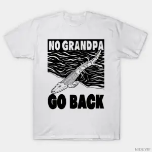 Büyükbaba T-shirt Erkek Kadın %100 Pamuklu Tişört Kısa Kollu Üstler 1208-3