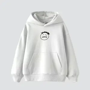 Cactus Jack Sırt Baskılı Oversize Unisex Beyaz