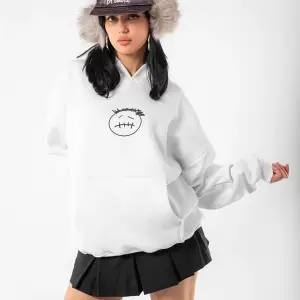 Cactus Jack Sırt Baskılı Oversize Unisex Beyaz