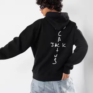 Cactus Jack Sırt Baskılı Oversize Unisex Beyaz