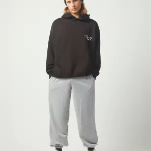 Cactus Oversıze Sweatshirt Hoodie Siyah