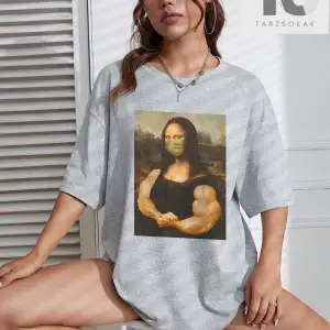 Cadılar Bayramı Kafatası ve Sloganlı Grafik Düşük Omuz Tişörtü