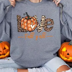 Cadılar bayramı tişörtü kadın aşk sonbahar YAll baskı kapüşonlu üst polar sıcak bisiklet yak