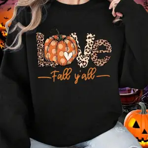 Cadılar bayramı tişörtü kadın aşk sonbahar YAll baskı kapüşonlu üst polar sıcak bisiklet yak