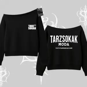 Cafe - Butik - Galeri vb işyerlerine  Kadın KAYIK YAKA Sweatshirt
