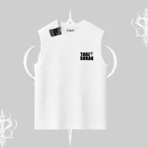 Cafe - Butik - Galeri vb işyerlerine  UNİSEX KOLSUZ T-shirt