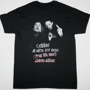 CALIBAN LOGO NEW BLACK T-SHIRT ÖN VE ARAKA BASKILI