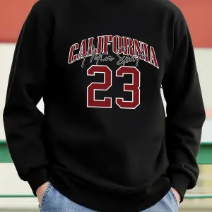 California Active Sport 23 Tasarım Erkek Tişörtü Moda Sokak Kazak Polar Günlük Giysiler Bisik