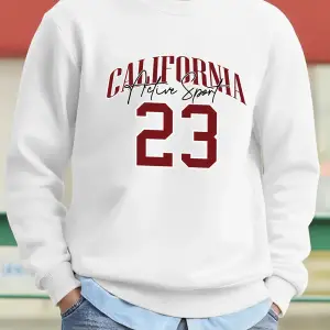 California Active Sport 23 Tasarım Erkek Tişörtü Moda Sokak Kazak Polar Günlük Giysiler Bisik