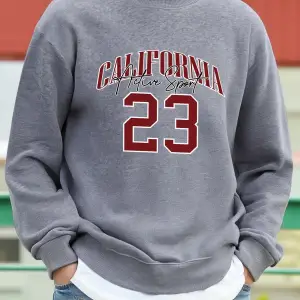 California Active Sport 23 Tasarım Erkek Tişörtü Moda Sokak Kazak Polar Günlük Giysiler Bisik