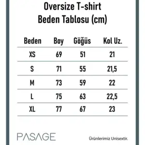 California Baskılı Unisex Oversize T-Shirt