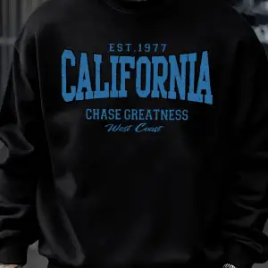 California Chasing Greatness Desen Erkekler Kazak Hip Hop Sokak Spor Giyim Moda Polar Kazak Y