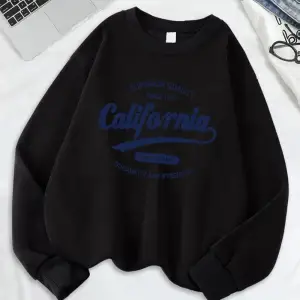California Dayanıklılık Ve Gücü Baskılar Kazak Kadın Polar Sıcak Temelleri Hoodie Crewneck Ge