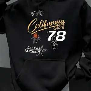 California Glory Basketbol Numarası 78 Baskılı Erkekler Kapüşonlular Polar Kazak Cep Hoody Mo