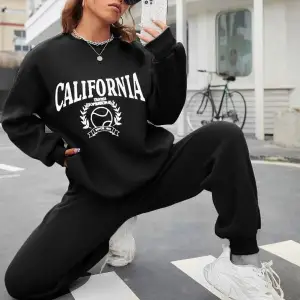 California Tennis Dijital Baskılı Kışlık UNİSEX Eşofman Takımı