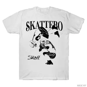 Cam Skattebo Erkek Kadın Tişörtü %100 Pamuklu Tişörtler Kısa Kollu Üstler J80