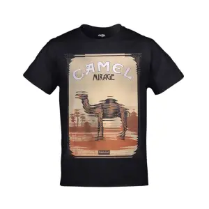 Camel Mirage Baskılı Unisex Siyah