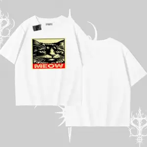 Candyland Yazılı Sevimli Kedi Baskılı Kapşonlu Sweatshirt