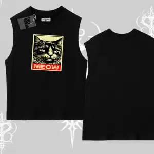 Candyland Yazılı Sevimli Kedi Baskılı Oversize Tshirt