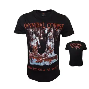 Cannibal Corpse Butchered At Birth Metal Band Baskılı Penye Tişört
