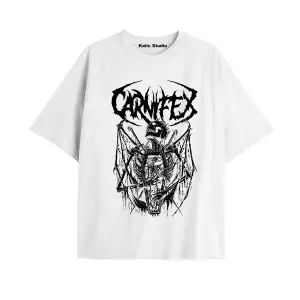 Carnifex The Script beyaz Unisex T-shirt