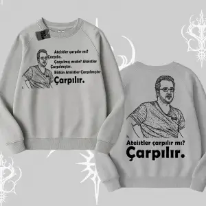 Çarpılır mı? Çarpılmıştır. Biskilet Sweatshirt