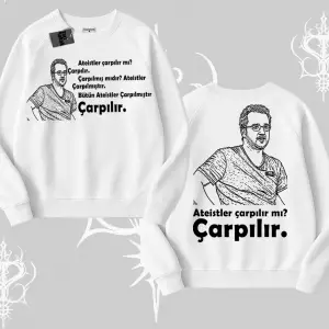 Çarpılır mı? Çarpılmıştır. Biskilet Sweatshirt
