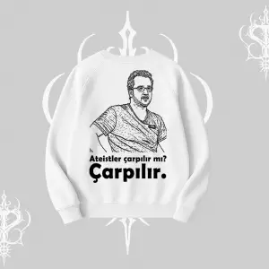 Çarpılır mı? Çarpılmıştır. Biskilet Sweatshirt