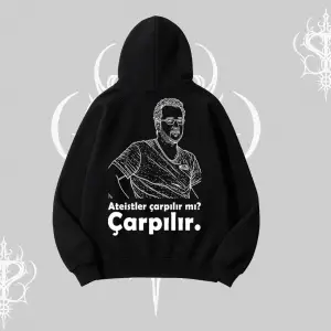 Çarpılır mı? Çarpılmıştır. Kapşonlu Sweatshirt