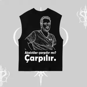 Çarpılır mı? Çarpılmıştır. Kolsuz Tshirt