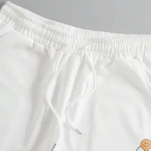 Cartoon Graphic Drawstring Waist Track Şort