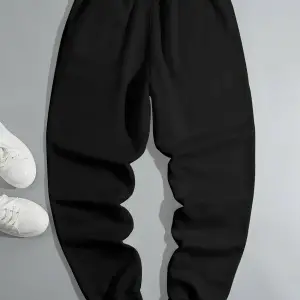 Cartoon & Slogan Graphic Drawstring Waist Eşofman Altı