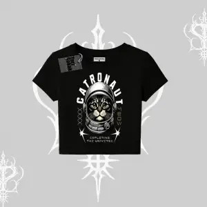 Catronaut Kedi Baskılı Babby Tee Tshirt