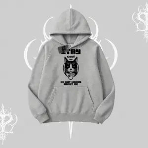 Catronaut Kedi Baskılı Biskilet Sweatshirt