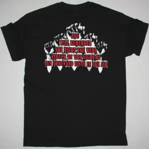 CAVALERA CONSPIRACY PHOTO NEW BLACK T-SHIRT ÖN VE ARAKA BASKILI