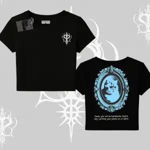 Çerçeveli Kedi Baskılı Babby Tee Tshirt