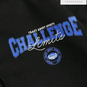 Challange Sweatshirt Fermuarlı Hırka Siyah