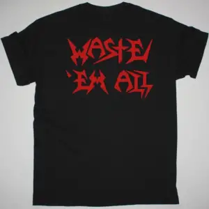 CHEAP TRICK ALL SHOOK UP NEW BLACK T-SHIRT ÖN VE ARAKA BASKILI