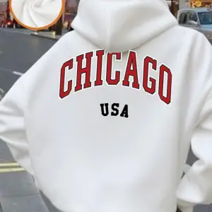 Chicago ABD Mektup Baskı Kapüşonlular Bayanlar Kış Polar Sıcak Kazak Rahat Cep Kazak Temeller